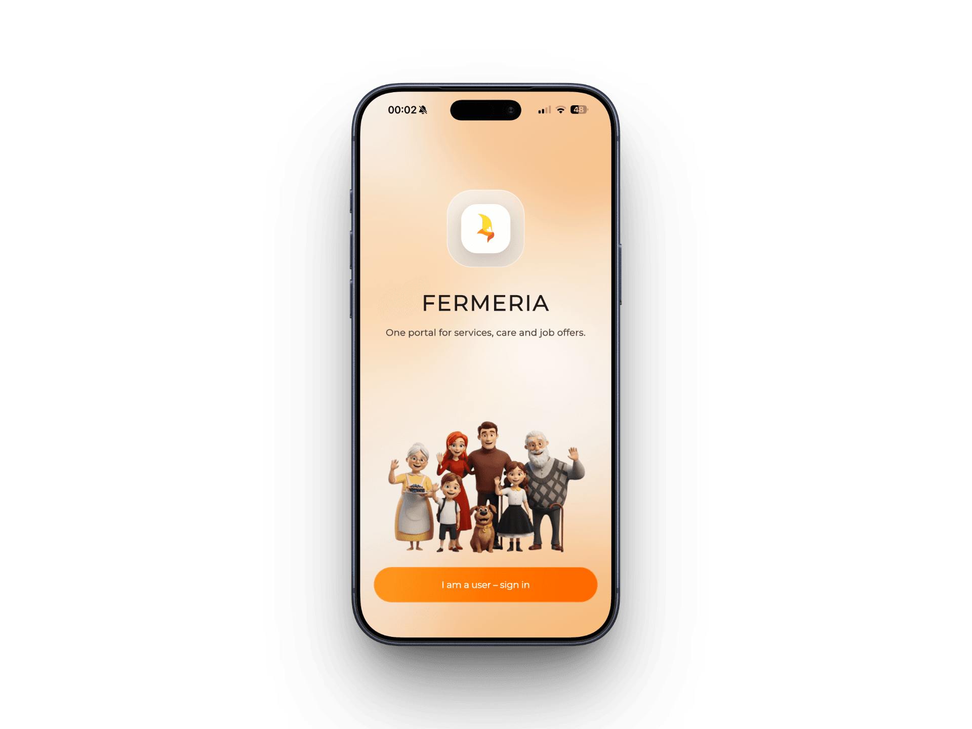 Náhled mobilní aplikace Fermeria pro iOS a Android