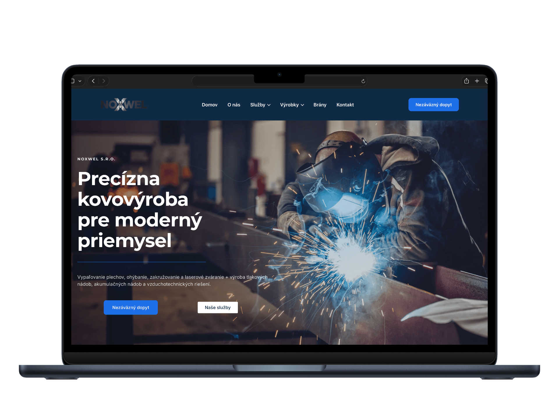 Náhled webové realizace NOXWEL